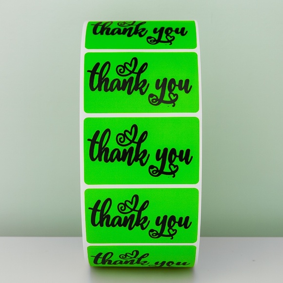 Small Business Thank You Stickers - Heart Packaging -Customer Appreciation label - Picture 2 of 11